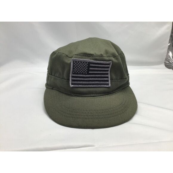 Teetot Military GI Style Ball Cap With Dark USA Flag Army Marine Airforce - Picture 1 of 6